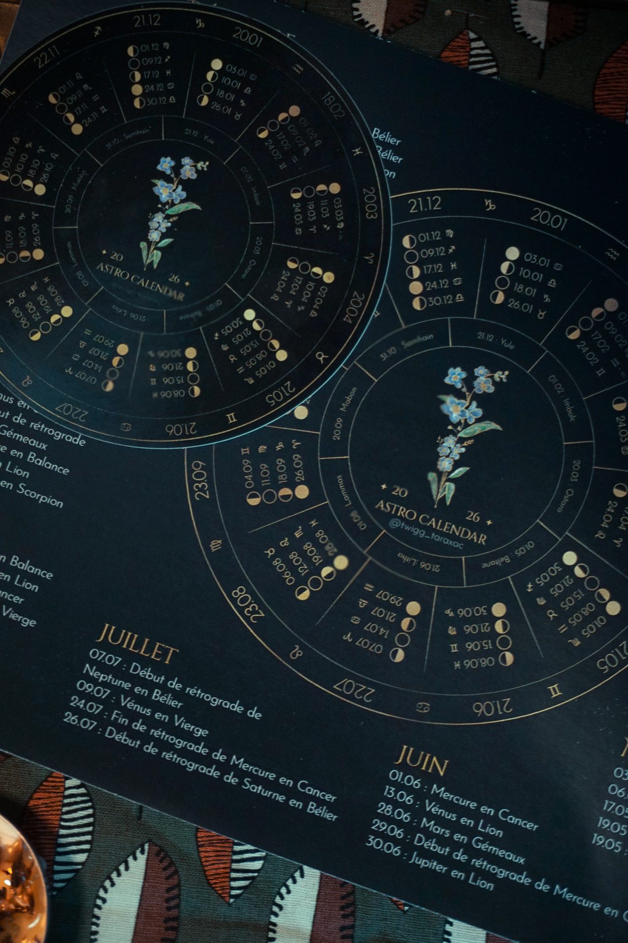 Print & sticker calendrier astro 2026 – Image 5